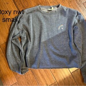 Roxy Gray Crewneck Sweater